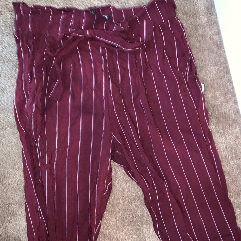 red pants